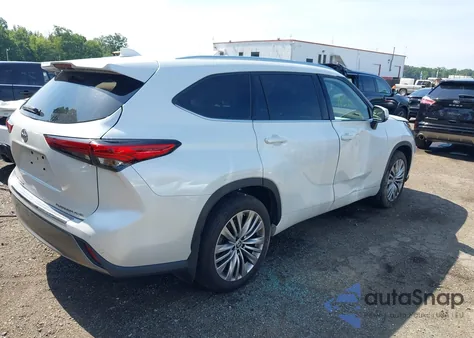 2022 Toyota Highlander Platinum from USA, damaged, VIN 5TDFZRBH9NS189582